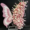 Flores de Borboleta Artificiais para Decoração de Dia dos Namorados, Grandes Buquês de Rosas, Locais Populares para Fotos, Pequenos Arranjos de Banquetes e Arranjos Florais