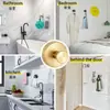 Gancho Potente con Ventosa, Gancho de Vacío Adhesivo para Baño, Sin Rastro, No Requiere Taladro, Gancho de Ventosa para Puerta de Acero Inoxidable