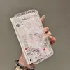 Produto popular de comércio exterior: capa de celular magnética floral delicada para Samsung S24 Ultra, alta transparência, capa protetora anti-impressão digital
