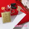 Chaveiro de Ouro Puro 999, Pingente de Celular, Ornamento, Amuleto Atrator de Riqueza, Boa Sorte e Prosperidade, Pingente de Mala, Pequeno Presente