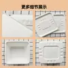 Caja de Embalaje Cuadrada Desechable Biodegradable Estilo Americano 900ml Caja para Ensalada de Frutas y Verduras Pulpa de Caña de Azúcar Contenedor de Comida para Llevar