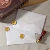 Invitación de Estilo Retro Simple Europea Transfronteriza de Amazon Papel Ácido Sobre de Invitación de Estilo Occidental de Alta Gama Disponible con Estampado Dorado
