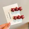 Pinzas para el Cabello de Lunares para Niñas, Pinzas para Flequillo Lateral, Pinzas de Pato para Cabello Suelto, Pasadores Dulces de Moño, Accesorios para el Cabello