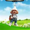 Adornos Colgantes Decorativos Planos Transfronterizos Acrílico Coche Nuevo Estándar Juego de Ocho Piezas Decoraciones Colgantes para Coche Vidrio Dibujos Animados