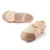 Zapatos de baile para niñas, de piel de vaca, con suela blanda, con garra de gato y cordón ajustable para interior y exterior.