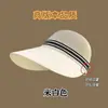 Nuevo Sombrero de Sol Protector Solar para Mujer Verano Protección Facial Hueco Transpirable Ala Grande Sombrero de Sol Exterior Protección UV Sombrero de Pescador