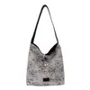 Bolsa Feminina Casual Grande Capacidade Tendência Simples e Estilosa 2026 Novo Design de Nicho Bolsa de Ombro para o Dia a Dia Bolsa Tote