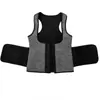 Chaleco con Cremallera de Neopreno Personalizado Transfronterizo Moldeador Corporal Superior Soporte Ajustado para el Busto Moldeador Corporal Grueso Control Abdominal Cinturilla