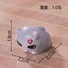 Gato bobo de desenho animado fofo oito peças adoráveis enfeites de mini gato DIY decoração de casa de bonecas acessórios de decoração para casa