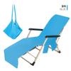 Capa de cadeira à beira-mar de microfibra de venda quente transfronteiriça multifuncional toalha de banho criativa absorvente capa de cadeira de piscina de secagem rápida