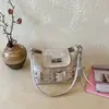 Bolsa de ombro com laço fashion estilo coreano, nova bolsa de ombro 2026, moderna e estilosa, adequada para o trabalho e uso diário