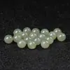 Jade de Hetian de Xinjiang Hielo Alto Transparente Agua Cuentas Sueltas diy Pulsera de Jade Tejida a Mano Cuentas Redondas Hielo Transparente Blanco Verde