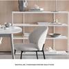 Silla de Comedor Estilo Italiano, Silla para el Hogar, Silla con Respaldo de Lujo Ligero Nórdico, Silla para Restaurante Occidental, Silla de Conferencia y Ocio para Hotel, Función Eléctrica