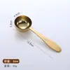 Juego de cucharas medidoras de acero inoxidable 304, 6 piezas, con varios tamaños y marcas, para hornear, medir ingredientes y dispensar leche en polvo o café