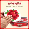 Flor de Romã bordada pandeiro pandeiro pandeiro dança nacional Uigur de Xinjiang vermelho romã com adereços de performance pandeiro