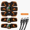 Parche Popular Recargable para Músculos Abdominales con Pantalla Digital Cinturón Equipo de Fitness Deportes para Perezosos Instrumento de Fitness Abdominal en Casa Parche Amarillo para Músculos Abdominales