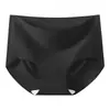 Ropa interior sin costuras de seda de hielo para mujer, base líquida de algodón con entrepierna extendida, calzones para niña sin pellizcar los glúteos, grado 7A, antibacteriano, fitness, invisible