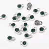 9*6mm 16 Colores Aleación Incrustada de Diamantes DIY Piedra Estrella Piedra de la Suerte Colgante Collar Pulsera Accesorios de Joyería Hecho a Mano