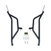 Parachoques Haojin motocicleta SY02 anticaída parachoques delantero y trasero acero al carbono aleación de aluminio portaequipajes trasero accesorios de modificación de caja trasera