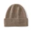 Gorro de cachemira para hombre y mujer, 100% cachemira, nuevo estilo otoño/invierno, cálido, gorro para poner, gorro de punto moderno y versátil, gorro de lana