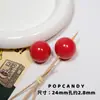 Corrente de Celular com Contas [Bola Colorida Grande] Cordão Joia Artesanal Furo Reto Soltas para Roupas Bolsa Corrente para Pendurar DIY