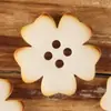 Flores de Principios de Primavera Lindas Juguetonas Material Natural Botones de Fruta Alto Sentido de Diseño Artístico Versátil Vestido