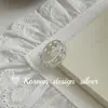 Anel Minimalista Coreano Prata Brilhante S925 Prata Esterlina Cruz Vazada Emendada Versátil para o Dia a Dia com Acabamento de Luxo