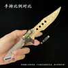 Zona Oscura Fuga Ganador Se Lleva Todo Daga Modelo de Arma de Metal Aleación Cuchillo de Combate Cercano Adorno de Arma Sin Filo