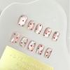 Uñas Postizas Cortas con Diseño de Diamante Aurora Hielo Translúcido Rubor, Puntas de Uñas, Uñas Portátiles al por Mayor, Más de 100 Colores Mixtos