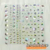 Adesivos de Pérola e Diamante para Rosto decorações de unha coloridas maquiagem de palco decoração de olho adesivos de diamante para o canto do olho sem cola