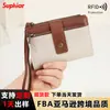 Nueva cartera de mujer RFID anti-escaneo transfronteriza, billetera corta multifuncional con 70% de descuento, monedero vintage de gran capacidad