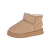 Botas de Neve para Meninos e Meninas 2025 Inverno Forradas com Lã Engrossadas Quentes Sapatos de Pão para Bebê Menina Sapatos de Algodão para Crianças Antiderrapantes de Inverno