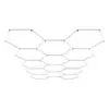 Luzes para Sala de Lavagem de Carros Luzes LED em Favo de Mel Hexagonais de Emenda Luzes para Estação de Detalhamento de Carros Fabricante Atacado Fornecimento Direto Transfronteiriço