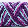 Hilo de chenilla brillante de tres cabos para tejer a crochet zapatos, hilo de lana grueso para tejer suéteres, bufandas y sombreros