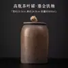 Estante de exhibición antiguo chino modelo de casa de sala de té gabinete de té adornos tetera de té tarro sellado de cerámica tetera de barro cocido juego de té
