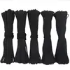 Cuerda de nylon negra cuerda de nylon negra resistente al desgaste cuerda trenzada cuerda para atar cuerda para lona cuerda de freno cuerda publicitaria