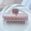 Pinza para el Cabello Cuadrada Estilo Coreano Color Gel con Goteo de Aceite para Mujer, Nuevo Pasador Dulce y Elegante para la Parte Trasera de la Cabeza, Accesorio para el Cabello
