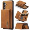 Funda protectora de cuero con billetera magnética fuerte y dividida para Samsung S23 FE, dos en uno, para teléfono S23