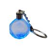 Llavero de Cristal Luminoso de Peace Elite Comer Pollo Colgante para Mochila Escolar Regalo de Cumpleaños Graduación Llavero/Colgante Pequeño
