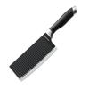 Cuchillo de cocina doméstico de corte súper rápido y afilado, cuchillo antiadherente, acero inoxidable, chef, sin afilar, para cortar verduras, cortar carne, cuchillo de hoja negra, cuchillo para fruta