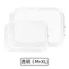 Bolsa de aseo de PVC Bolsa de cosméticos transparente Bolsa de almacenamiento portátil Bolsa de aseo de viaje de gran capacidad Impermeable de alta gama