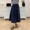 Elegante saia midi de bolinhas para mulheres, verão plus size, nova cintura alta, cobre o quadril, saia evasê emagrecedora