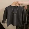 Moda Infantil 2026 Primavera e Outono Macacão Estiloso para Meninas Conjunto de Macacão Longo com Estampa de Leopardo