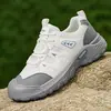 Sapatos de Caminhada Masculinos Outono Novo Respirável Masculino Outdoor Escalada Caminhada Sapatos Antiderrapantes Resistentes ao Desgaste Casuais Esportivos Masculino
