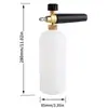 Spot Wholesale Núcleo de Aleación de Aluminio Olla de Espuma para Lavadora de Coches de Alta Presión Conector Rápido de 1/4 Juego de Ollas Pa 1000ml