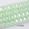 Açúcar de Pedra Transparente Grande Dongzhou 14*10 Fino K9 Ponta Afiada de Ângulo Reto Inferior Unha Artística Diamante Unha Artística Diamante Acessórios de Joalheria 10 Peças