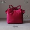 Bolsa de Armazenamento para Viagem para Conjunto de Chá de Tecido Erya Bule Xícara de Chá de Fair Cup Bolsa de Veludo Portátil Conjunto de Chá de Viagem