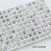 Dongzhou Arte de Uñas Diamante 6mm Explosivo Rosa Milenial Corte Octagonal Diamante DIY Pendientes Joyería Color Diamante Decoración Diamante para Uñas