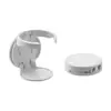 Estante plegable para tazas montado en la pared, portavasos sin taladro, organizador de tazas de café para escritorio de oficina y dormitorio
