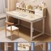 Tocador de Noche Dormitorio Escritorio Simple Moderno Tocador Integrado Mesa de Maquillaje para Celebridades de Internet Dormitorio Minimalista para Niñas